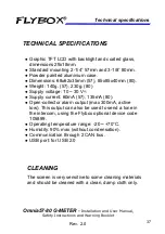 Preview for 48 page of Flybox Omnia57 G-METER Installation And User Manual