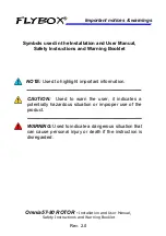 Preview for 6 page of Flybox Omnia57 ROTOR Installation And User Manual