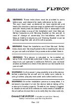 Preview for 7 page of Flybox Omnia57 ROTOR Installation And User Manual