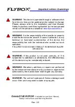 Preview for 8 page of Flybox Omnia57 ROTOR Installation And User Manual