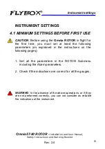 Preview for 26 page of Flybox Omnia57 ROTOR Installation And User Manual