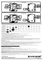 Preview for 2 page of Flycolor Raptor390 Tower-20A User Manual