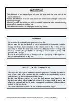 Preview for 3 page of Flygas F.050 Installation And Maintenance Manual