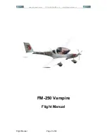 Flying Machines FM250 VAMPIRE Flight Manual preview