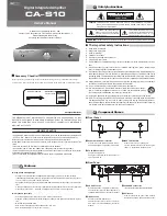 Flying Mole CA-S10 Owner'S Manual preview