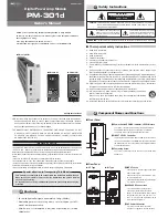 Flying Mole PM-301d Owner'S Manual preview