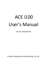 Flying Technology ACE i100 User Manual предпросмотр