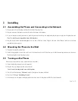 Preview for 7 page of Flying Voice Technology ip622 User Manual