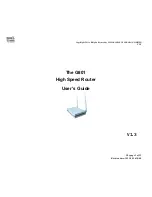 Flying Voice G801 User Manual preview