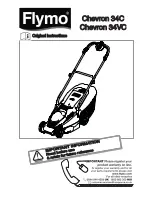 Flymo Chevron 34C Operating Instructions Manual preview