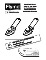 Flymo EASI GLIDE 300 Original Instructions Manual предпросмотр