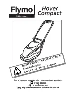 Предварительный просмотр 1 страницы Flymo Electrolux Hover Compact User Manual