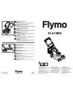 Flymo FL510DE Instruction Manual предпросмотр