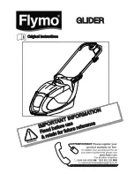 Preview for 1 page of Flymo GLIDER G330 Original Instructions Manual