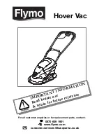 Preview for 1 page of Flymo Hover Vac 511969202 Operating Manual