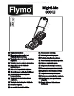 Flymo Mighti-Mo 300 Li Original Instructions Manual preview