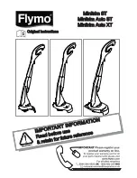 Flymo Minitrim Auto ST MAST23 Original Instructions Manual preview