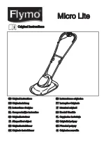 Flymo MLite28 Original Instructions Manual предпросмотр