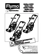 Flymo MULTIMO 340XC Original Instructions Manual preview