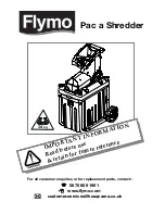 Предварительный просмотр 1 страницы Flymo Pac a Shredder Instructions For Use Manual