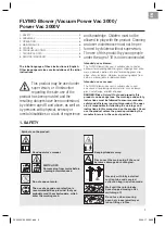 Preview for 3 page of Flymo Power Vac 3000 Operator'S Manual