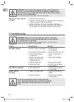 Предварительный просмотр 26 страницы Flymo PowerVac 3000 Operating Instructions Manual