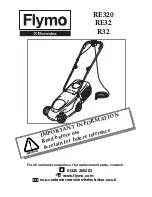 Flymo R32 User Manual preview