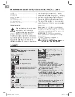 Preview for 4 page of Flymo Scirocco 3000 Operator'S Manual