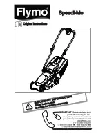 Flymo Speedi-Mo Original Instructions Manual preview