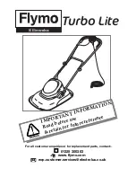 Flymo Turbo Lite TL330 Instruction Manual preview