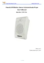 Flyron Technology FNP-701A User Manual preview