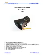 Preview for 1 page of Flyron FN-A502 User Manual