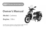 flyscooters cadenza Owner'S Manual preview