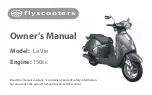 Preview for 1 page of flyscooters La Vie Owner'S Manual