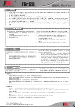 Предварительный просмотр 2 страницы FlySky FGr12B Manual