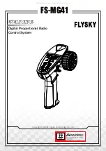 FlySky FS-MG41 User Manual preview