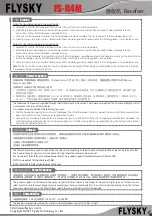 Preview for 2 page of FlySky FS-R4M Quick Start Manual