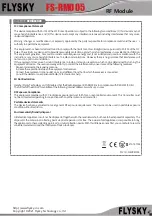 Предварительный просмотр 3 страницы FlySky FS-RM005 User Manual