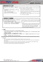 Preview for 2 page of FlySky FTr10 Quick Start Manual