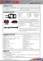 FlySky FTr8B User Manual preview