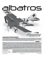 Preview for 1 page of Flyzone albatros Manual