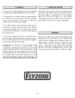 Preview for 14 page of Flyzone beechcraft staggerwing Instruction Manual