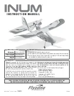 Предварительный просмотр 1 страницы Flyzone Inum Instruction Manual