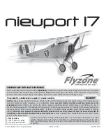 Flyzone nieport 17 Instruction Manual preview