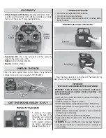 Preview for 3 page of Flyzone PlayMate Instruction Manual