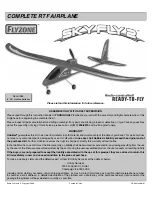 Flyzone Sky Fly 2 Manual preview