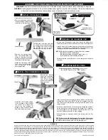 Flyzone Sky Voyager Assembly Instructions Operator'S Manual Parts List предпросмотр