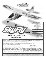 Предварительный просмотр 1 страницы Flyzone SKYFLY Instruction Manual