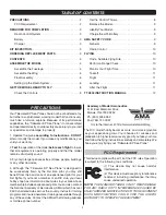 Preview for 2 page of Flyzone Tidewater Instruction Manual