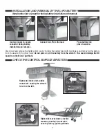 Предварительный просмотр 7 страницы Flyzone Tiger moth User Manual